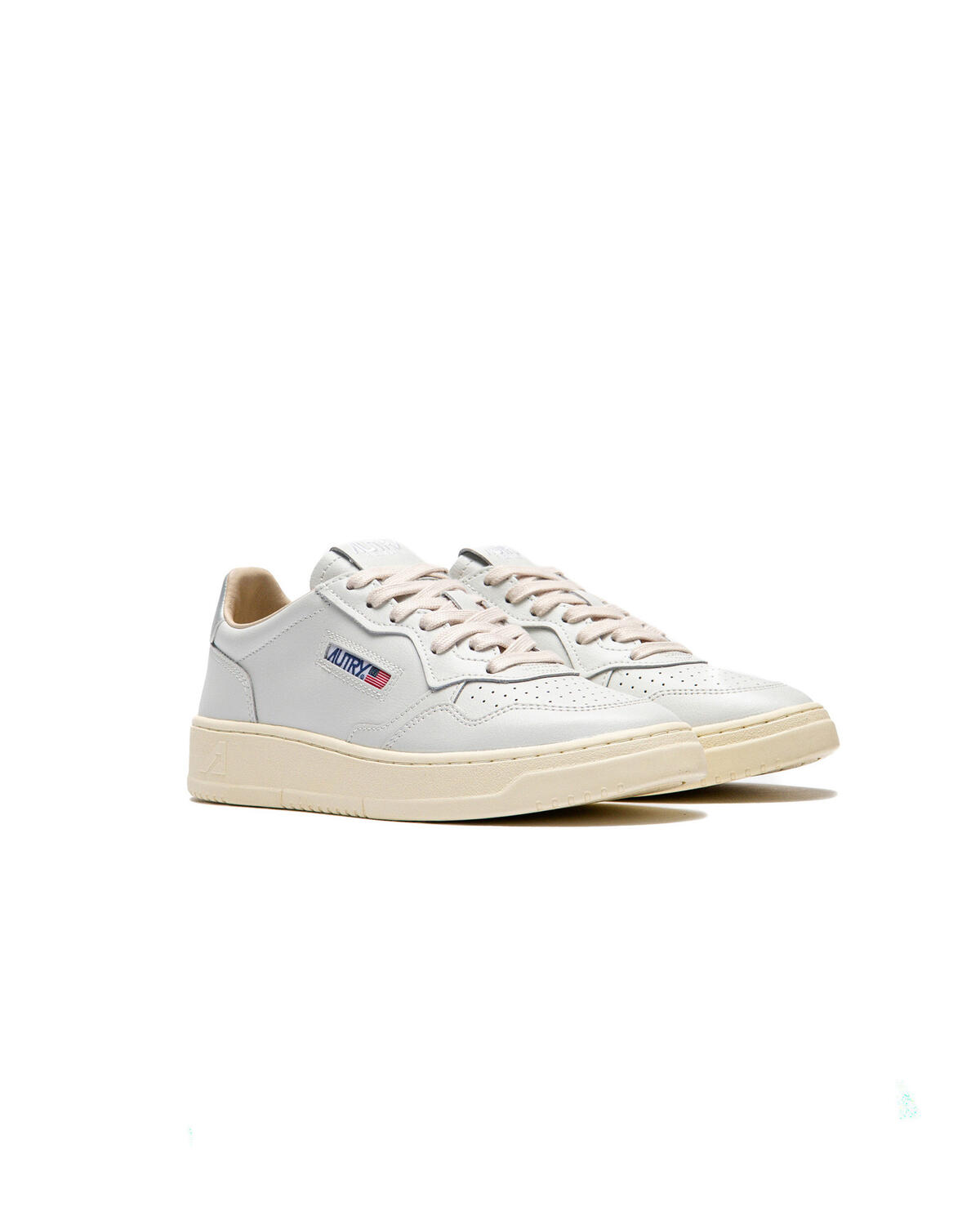Autry Medalist Low Leat/Art Wht/Silver (Women's) - Image 4
