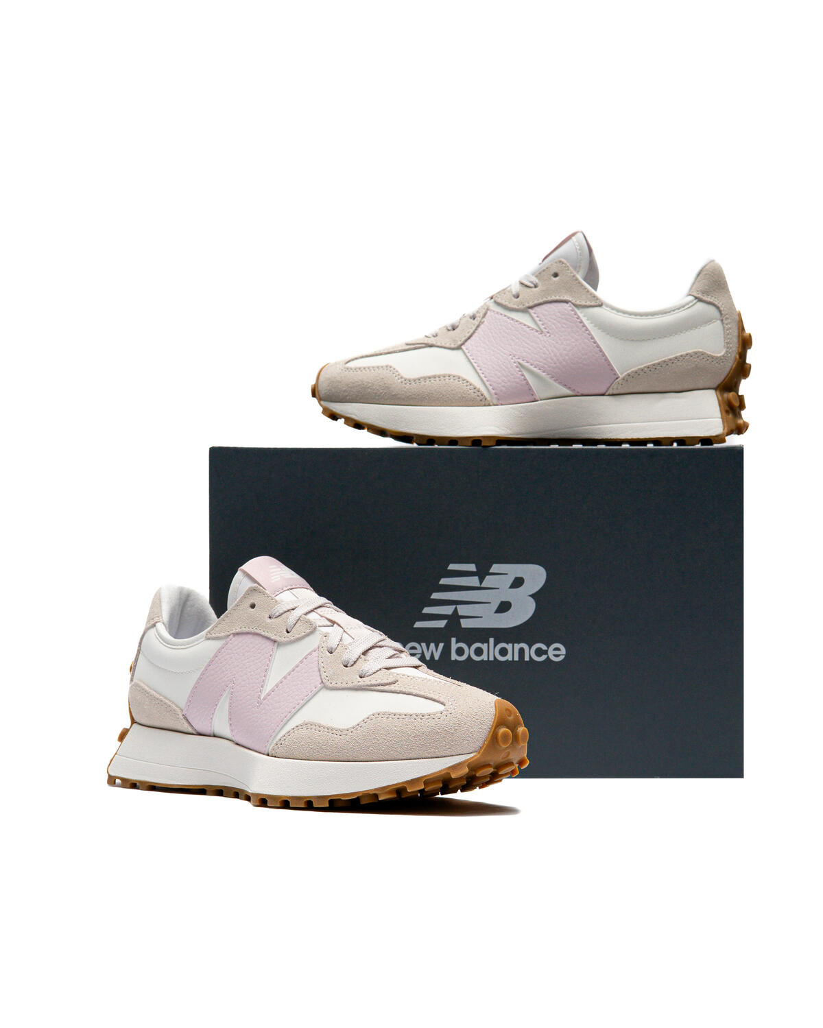 New Balance 327 Moonbeam Stone Pink (Women's) - Image 12
