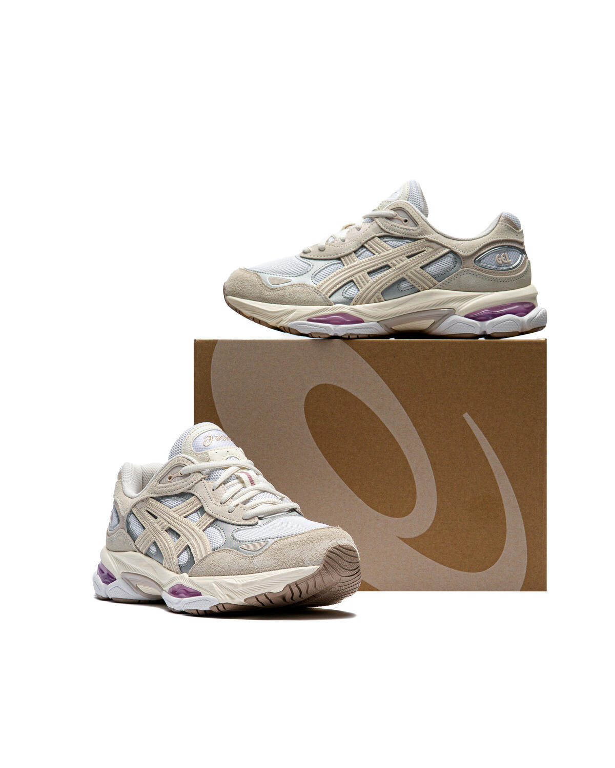 Asics Men Gel-NYC 2.0 White Cream 1203A895-101 - Image 40