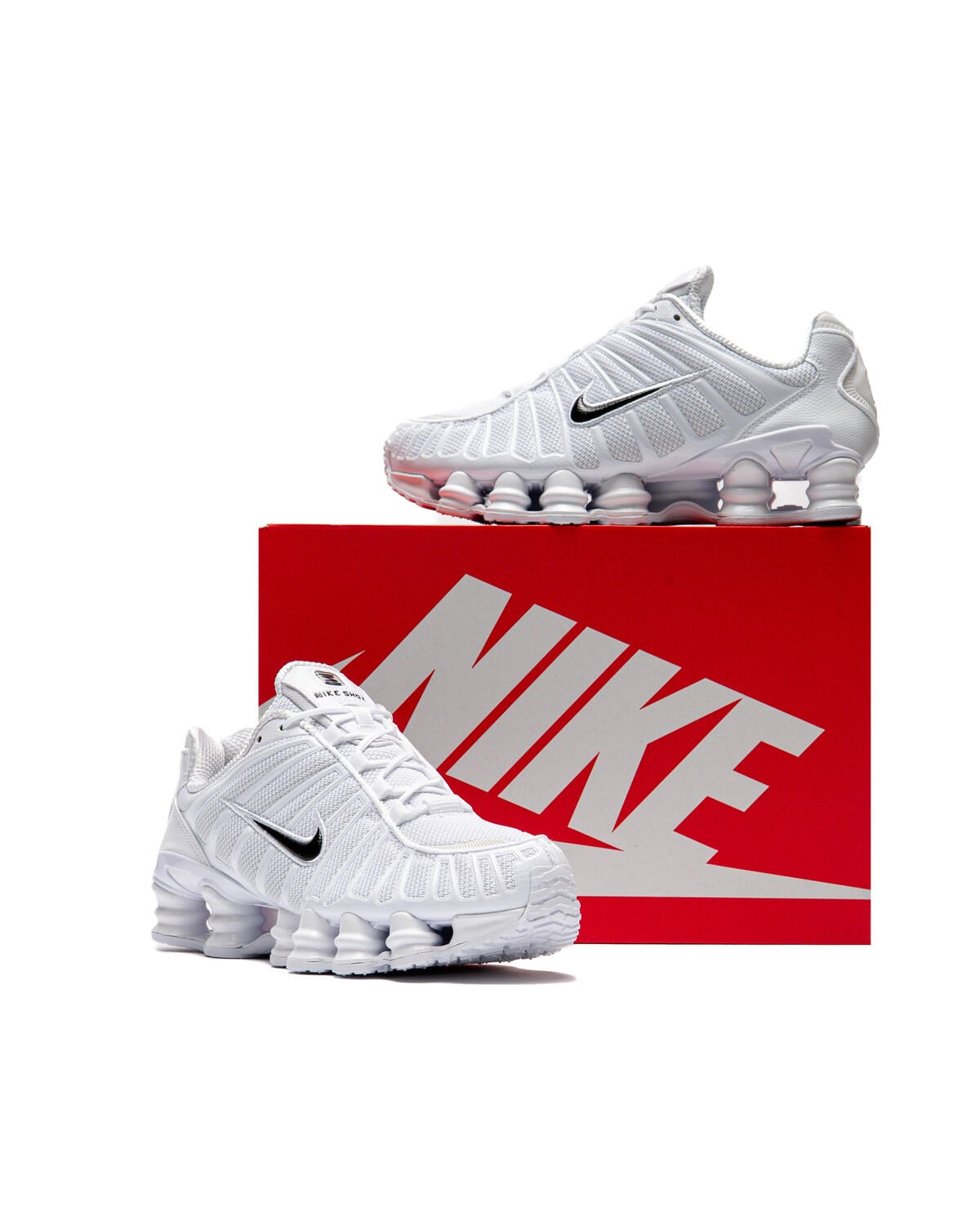 Shox Tl White Black Red FZ4344-001 Nike Shox TL Platinum Tint Gym 