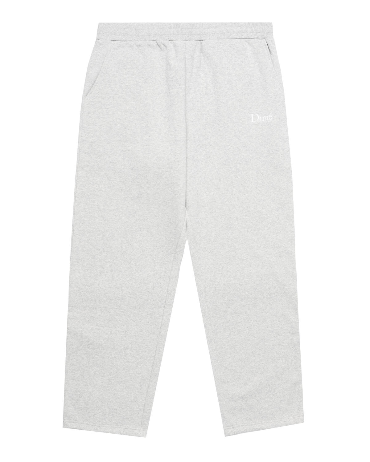 DIME Cursive Small Logo Sweatpants Heather Grey - Image 3