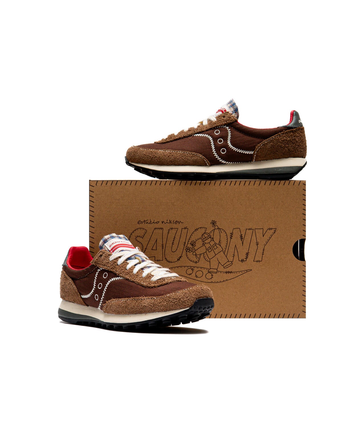 Saucony x Estudio Niksen Trainer 80 - Mocha - Image 25