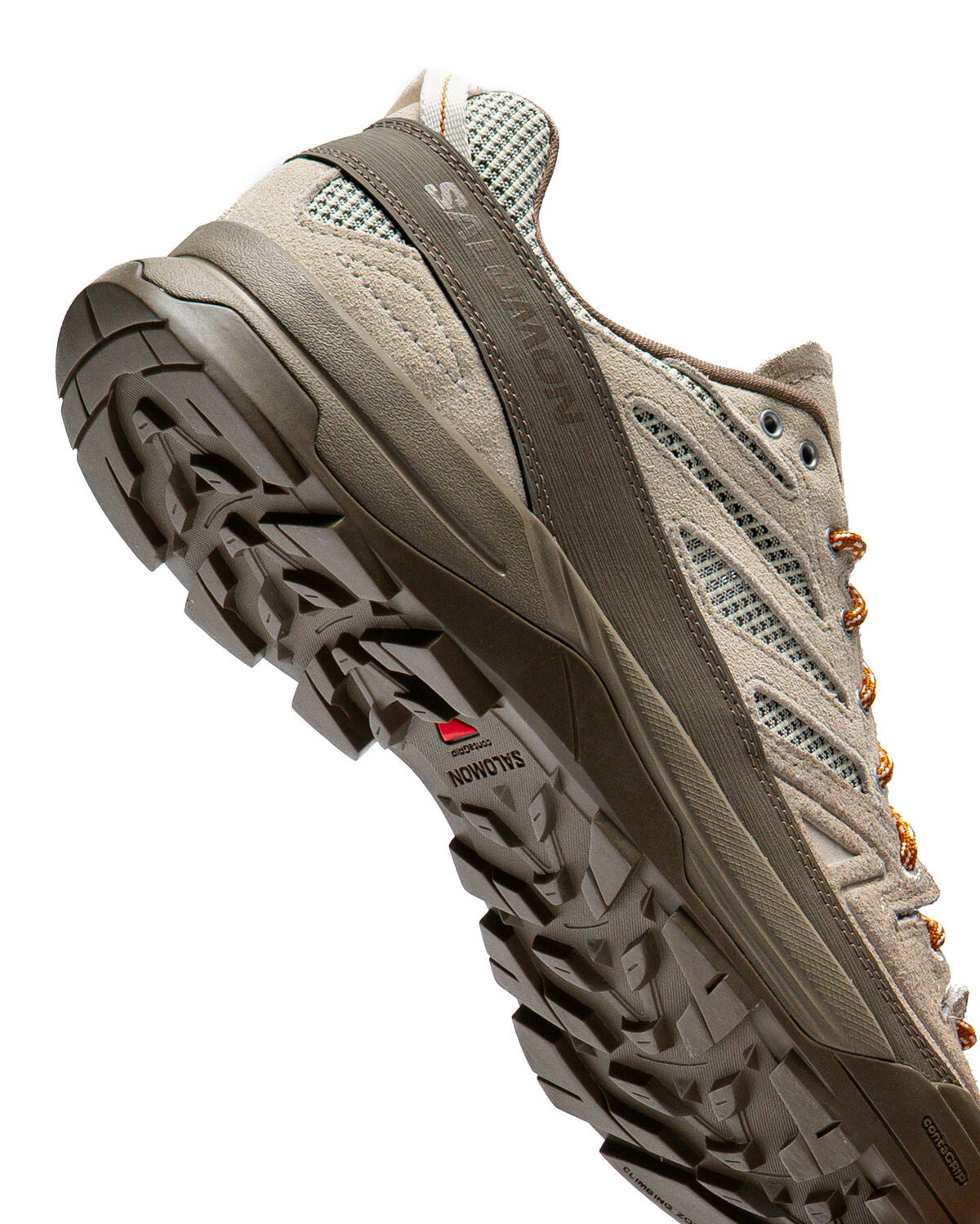 Salomon X Alp Woven Shoes - Walnut / Silver Cloud / Vanilla Ice - Image 7