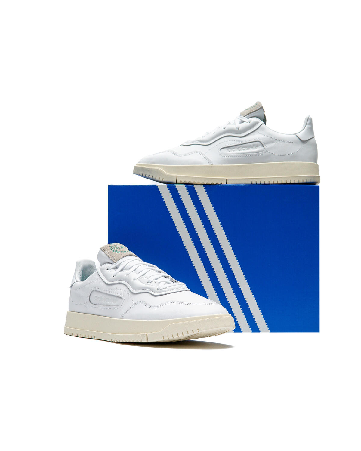 Adidas SC Premiere in Footwear White / Power Green - Image 50