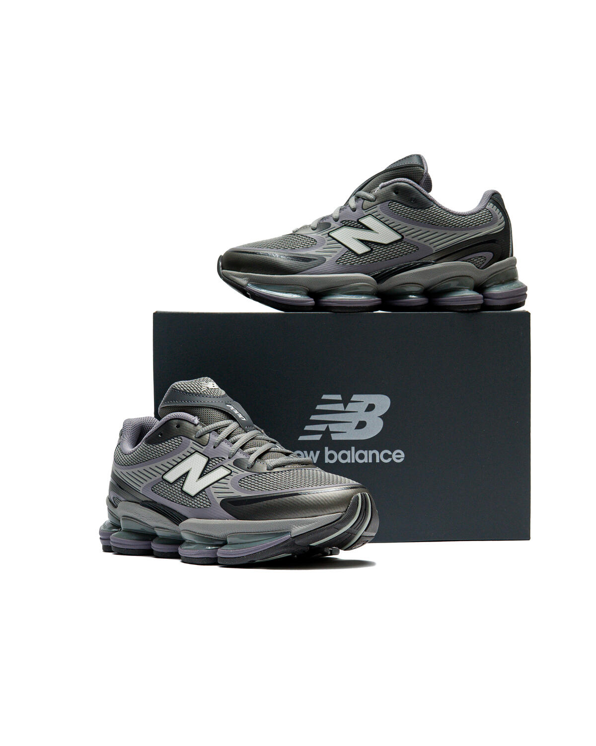 New Balance Mens Abzorb 2000 Grey Days Shoes - Image 68