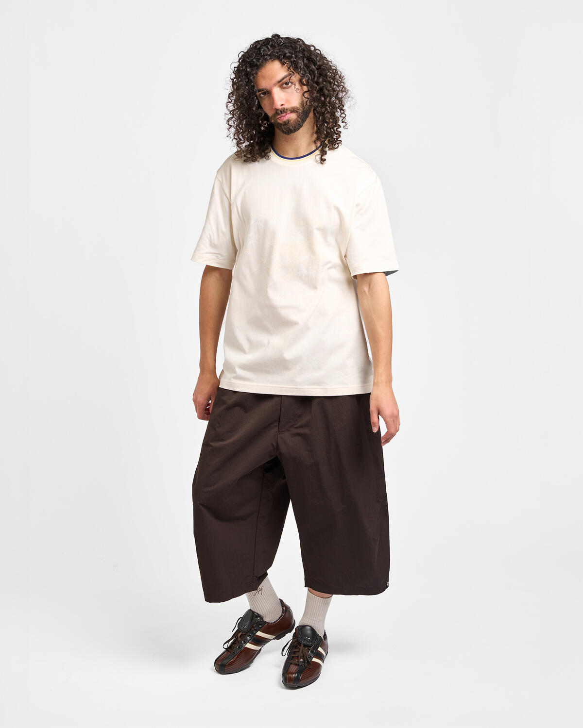 Adidas Y-3 x Wales Bonner Rip Short - Aurora Coffee - Image 15
