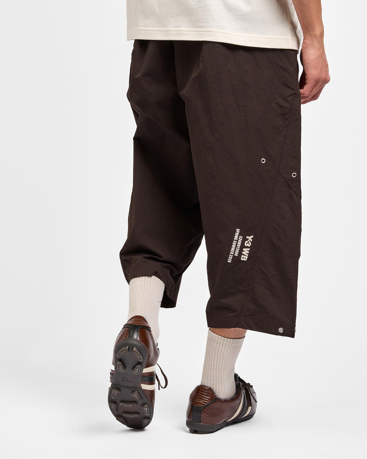 Adidas Y-3 x Wales Bonner Rip Short - Aurora Coffee - Image 18