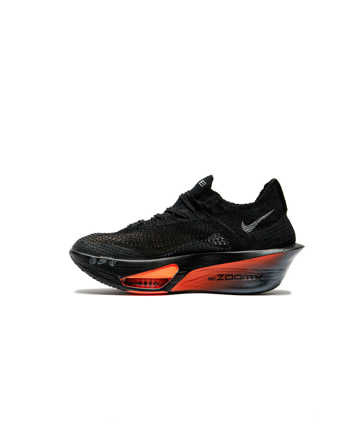 Air Zoom Alphafly 3 Sneakers Black / Metallic Silver / Bright Crimson - Image 9