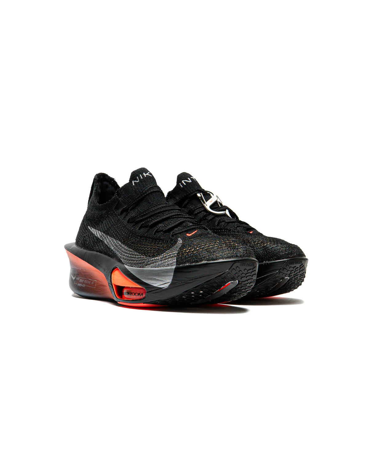 Air Zoom Alphafly 3 Sneakers Black / Metallic Silver / Bright Crimson - Image 10
