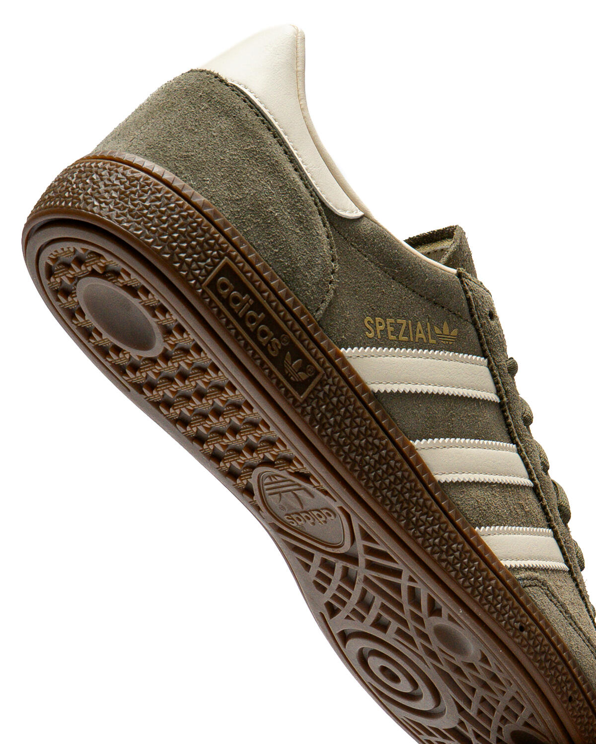 adidas Handball Spezial - Olive Strata / Cream White / Gum5 (Women's) - Image 11
