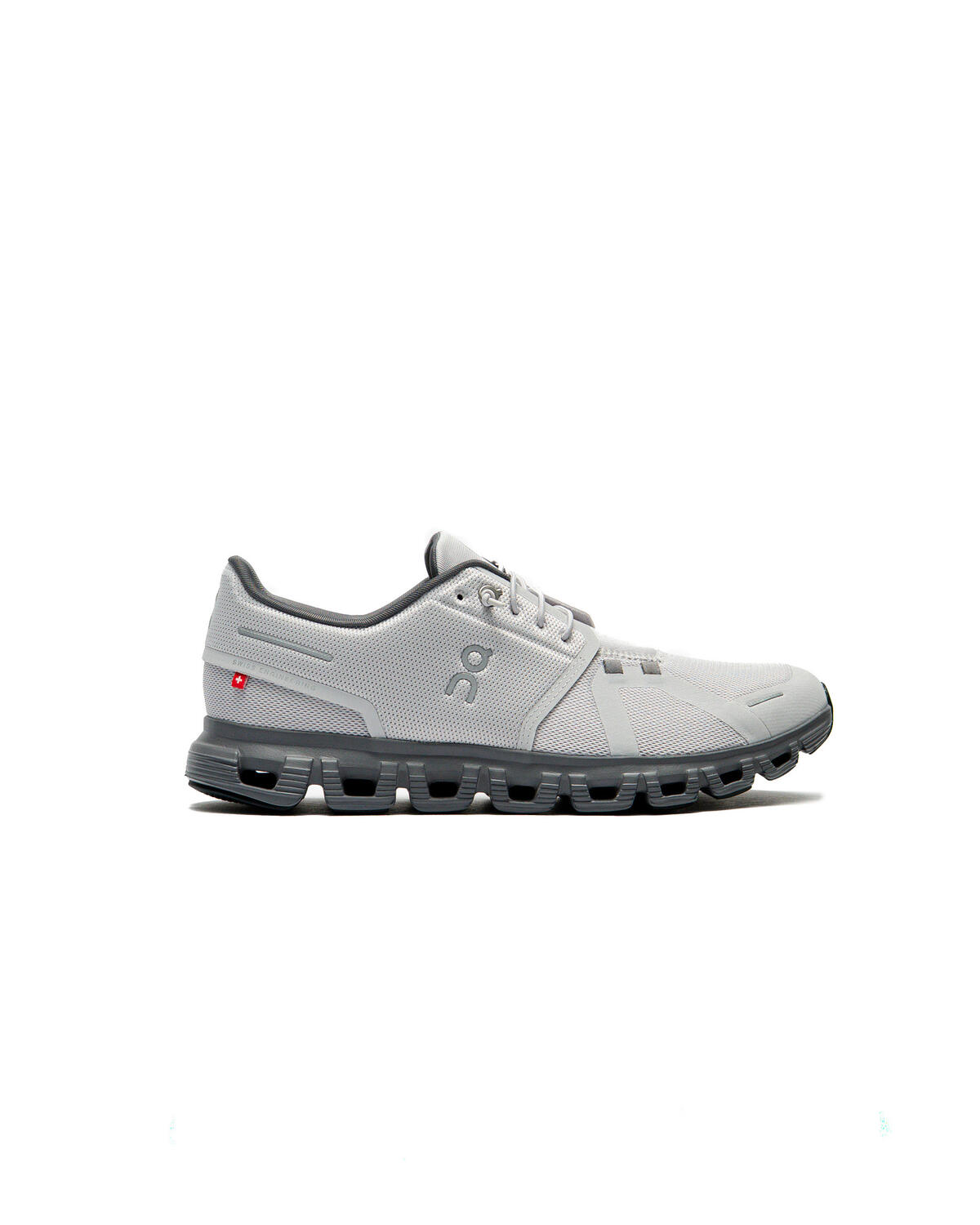 On Running Men's Cloud 6 Shoes - Wolf / Rock - Image 9