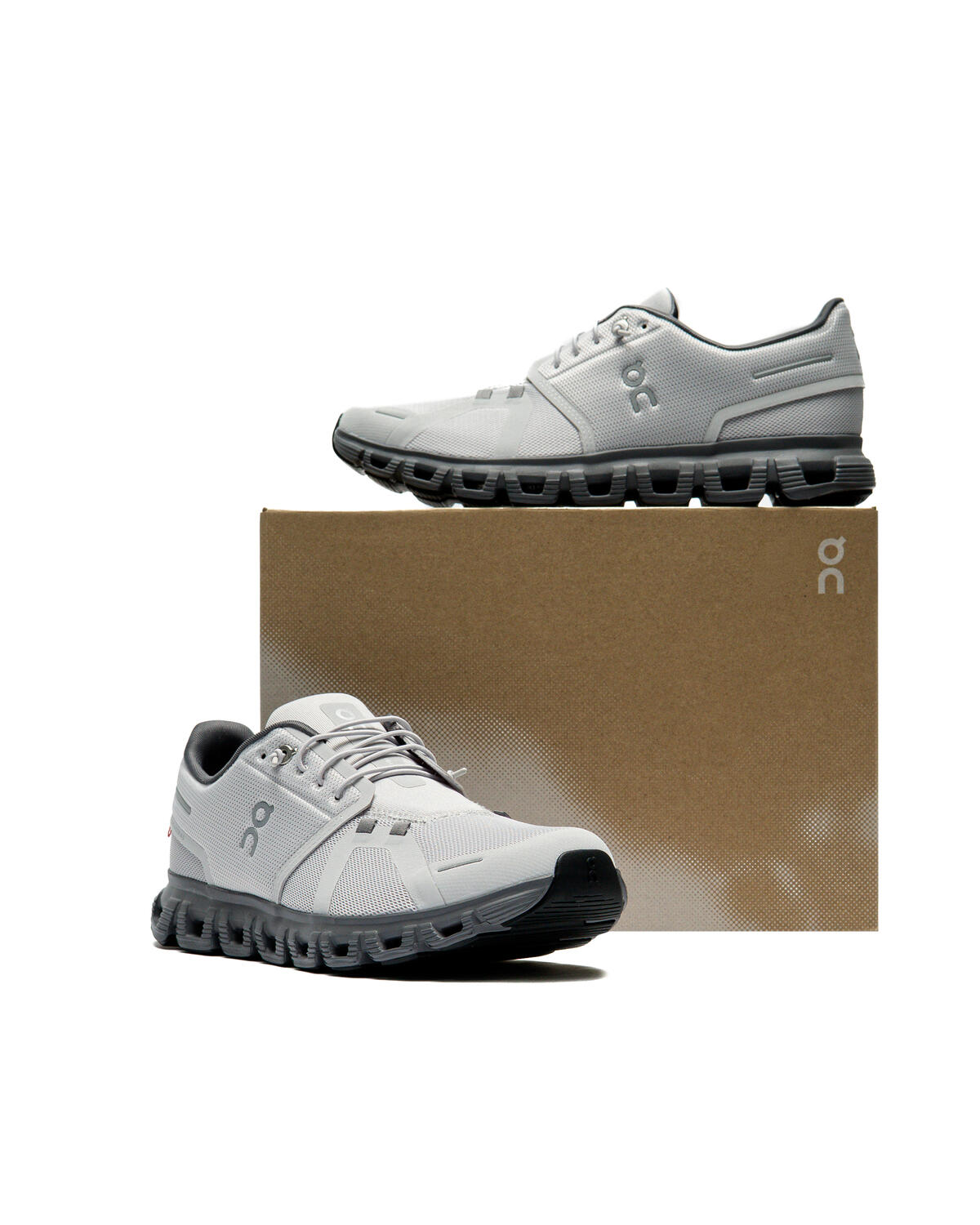 On Running Men's Cloud 6 Shoes - Wolf / Rock - Image 13