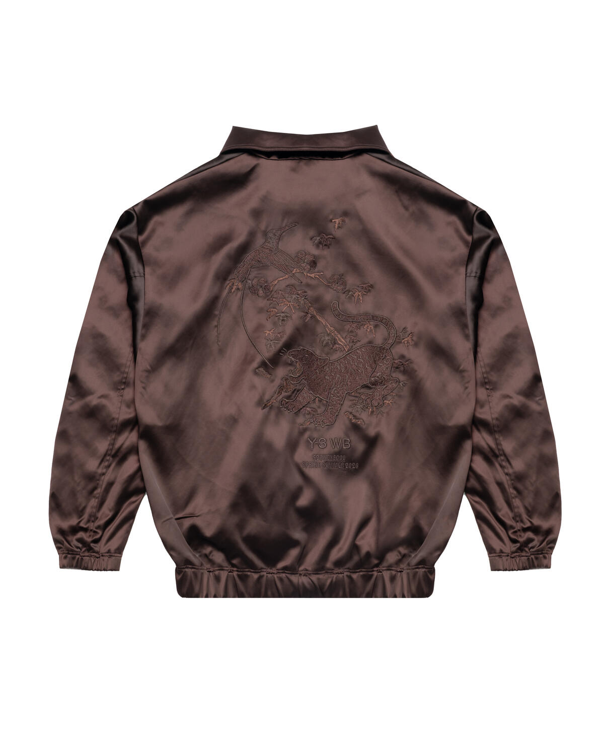 Y-3 by Wales Bonner Satin Jacket - Aurora Coffee - Image 7
