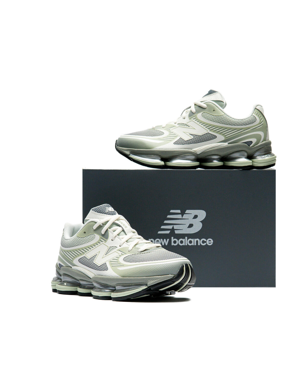 New Balance Abzorb 2000 2UU Silver Moss Sko Grå Og Grønn - Image 22