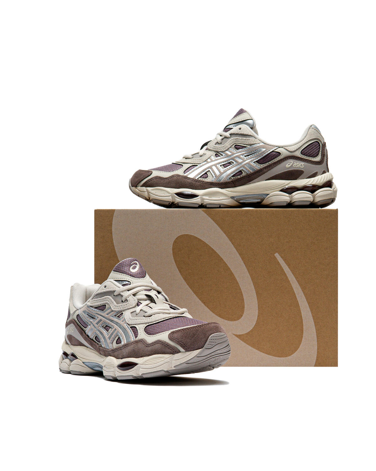 Asics Gel NYC - Cocoa Powder / Pure SIlver - Image 21