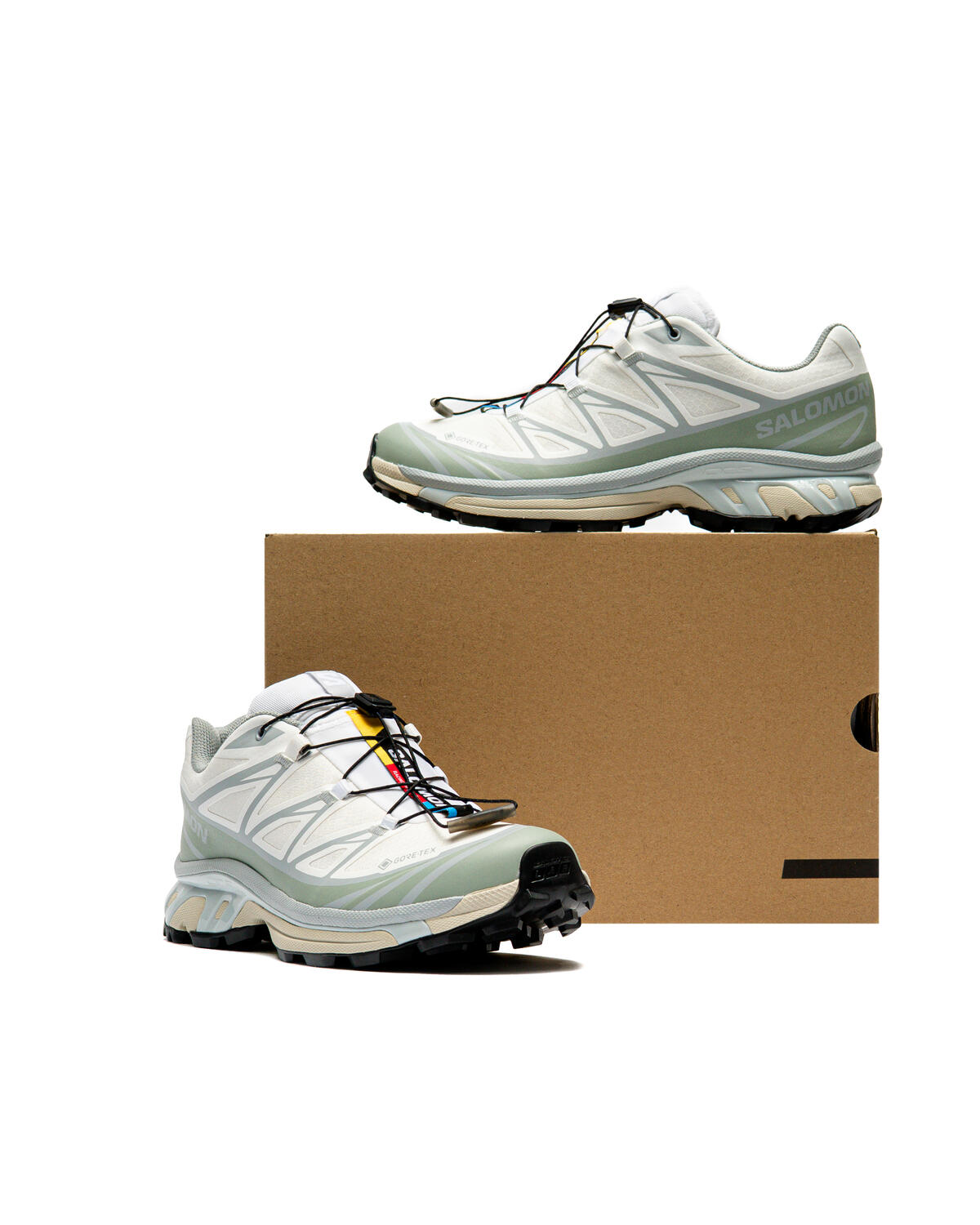 Salomon XT-6 Gore-Tex White/Green Milieu - Image 10