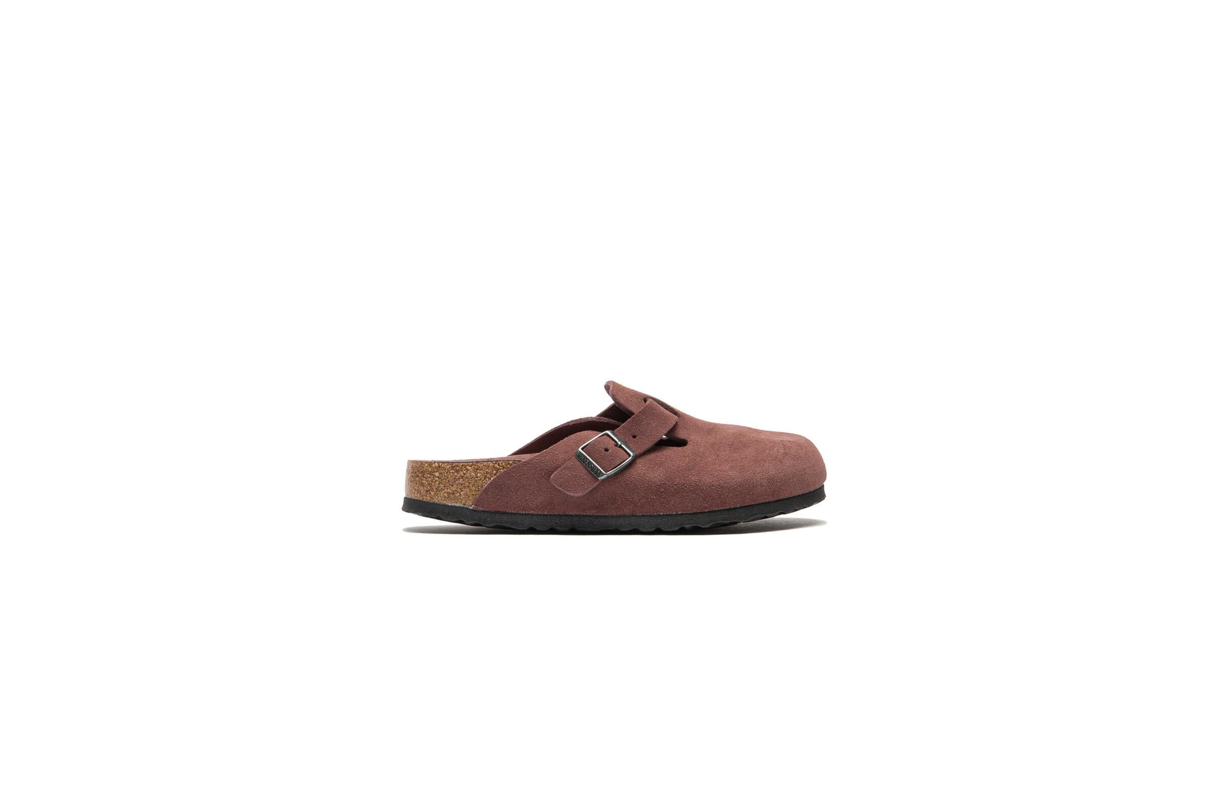 Birkenstock Boston Soft Footbed Suede Leather