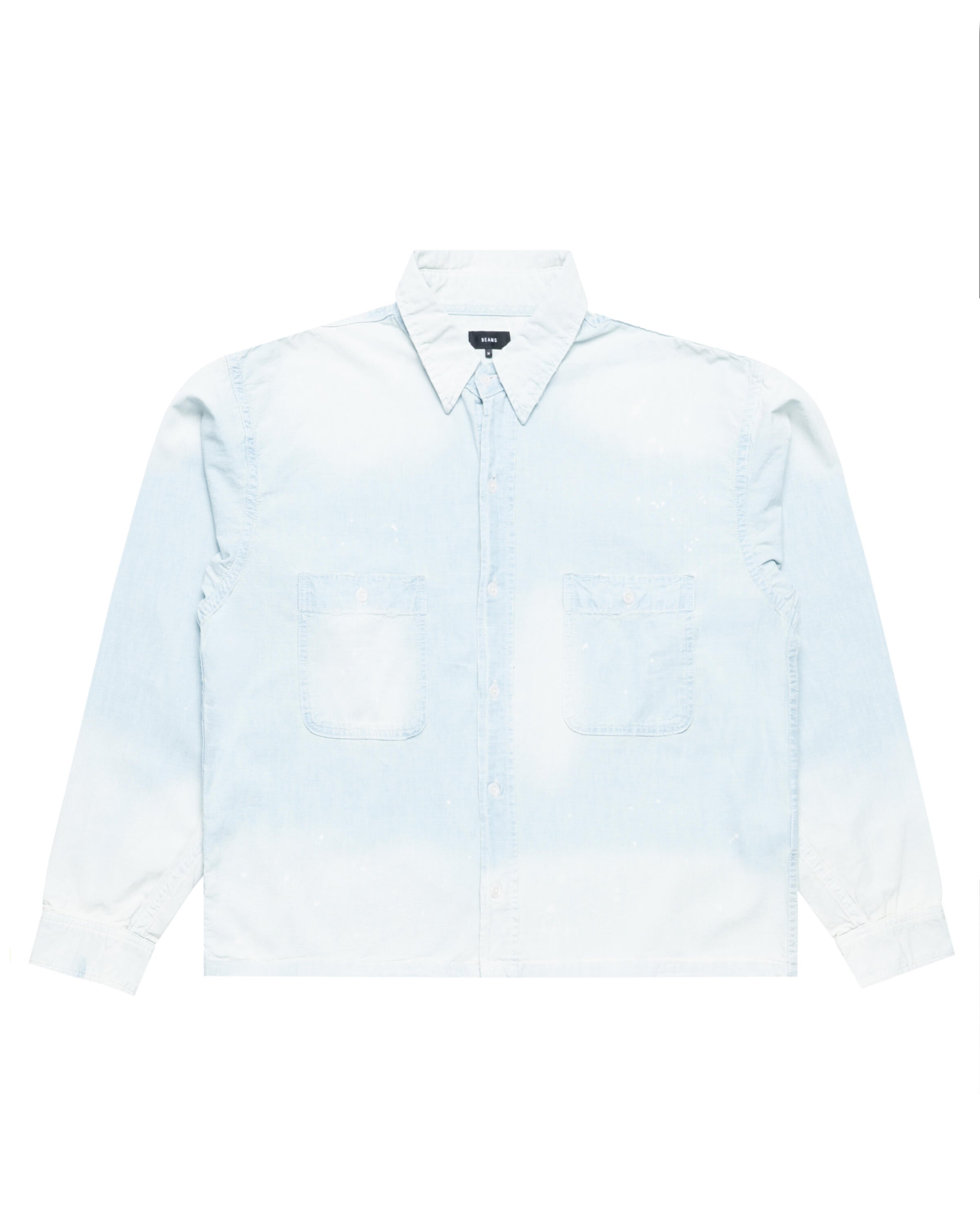 Beams Damage Chambray Shirt