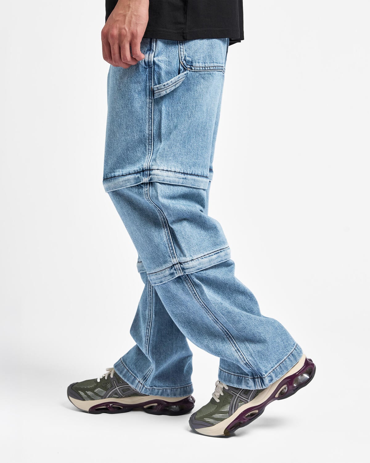 Timberland x BEAMS Denim Carpenter Zip-Off Pant | TBC0YHBYBQ81 