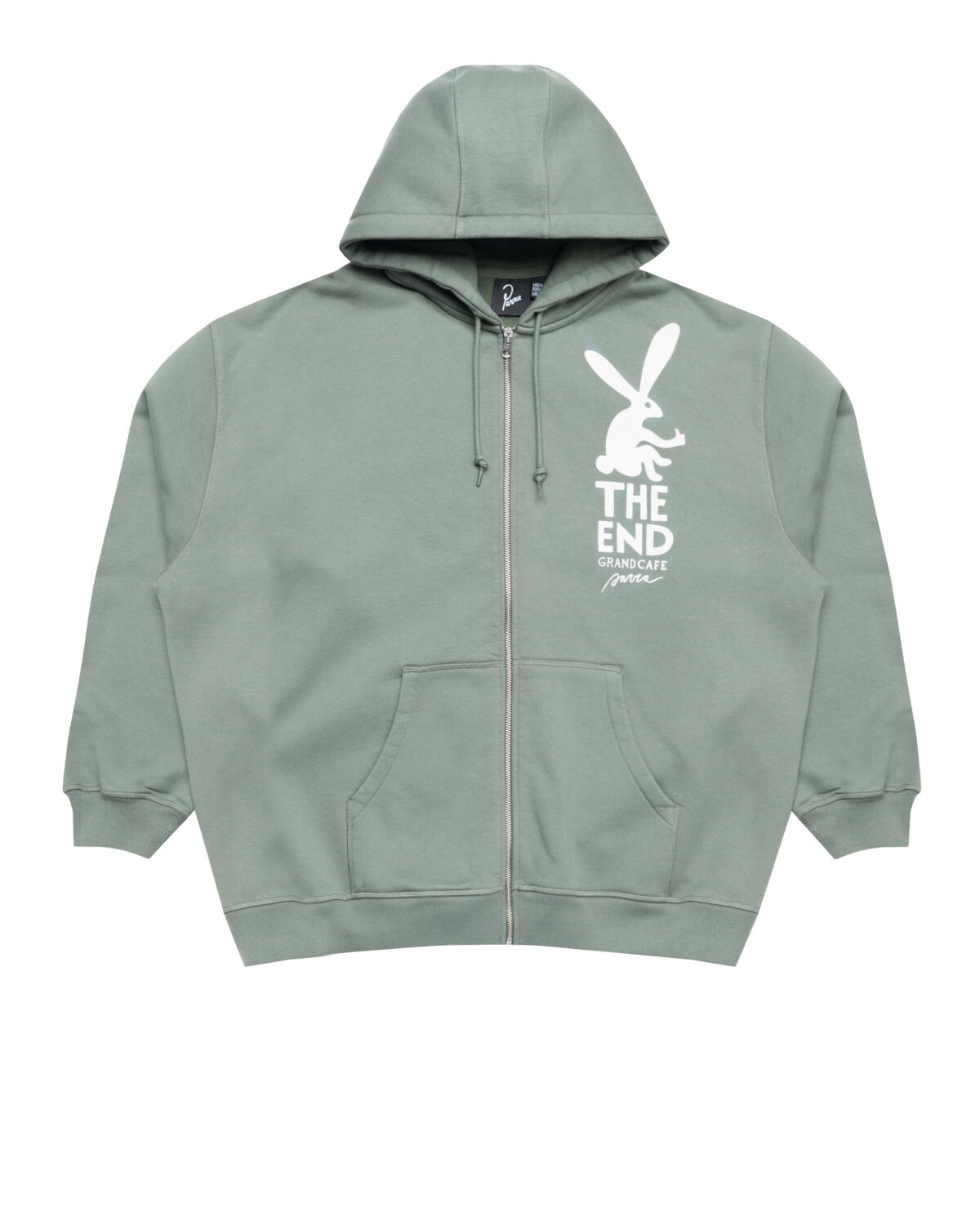 by Parra End the bunny zip hooded sweatshirt