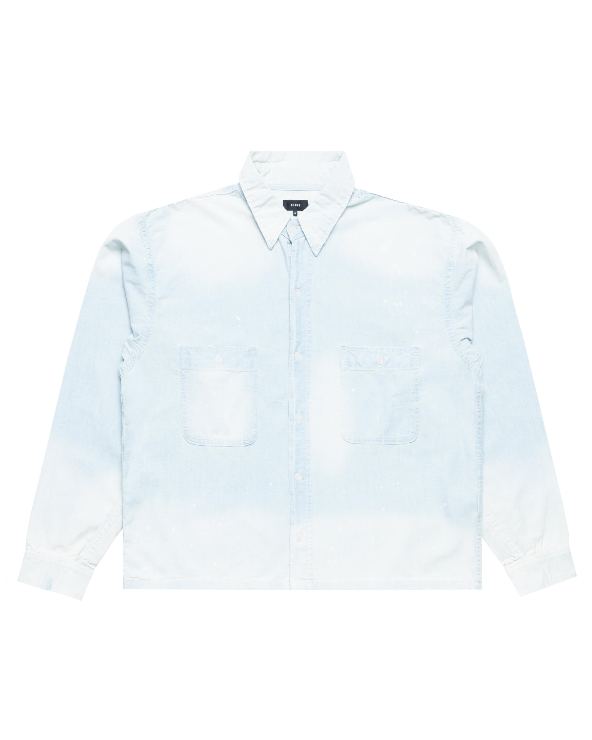 Beams Damage Chambray Shirt
