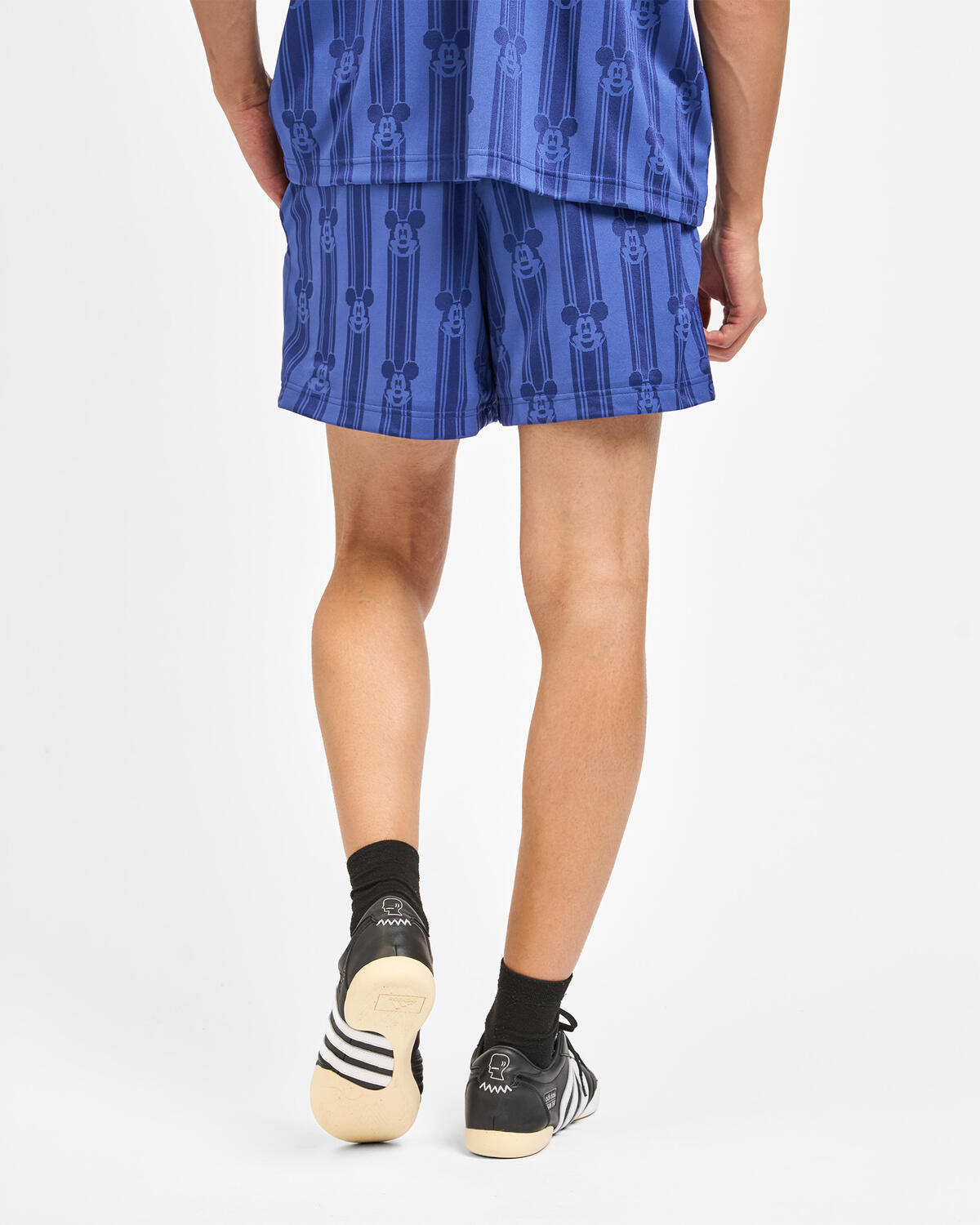 adidas Originals x Brain Dead x Disney Football Shorts Victory Blue - Image 23