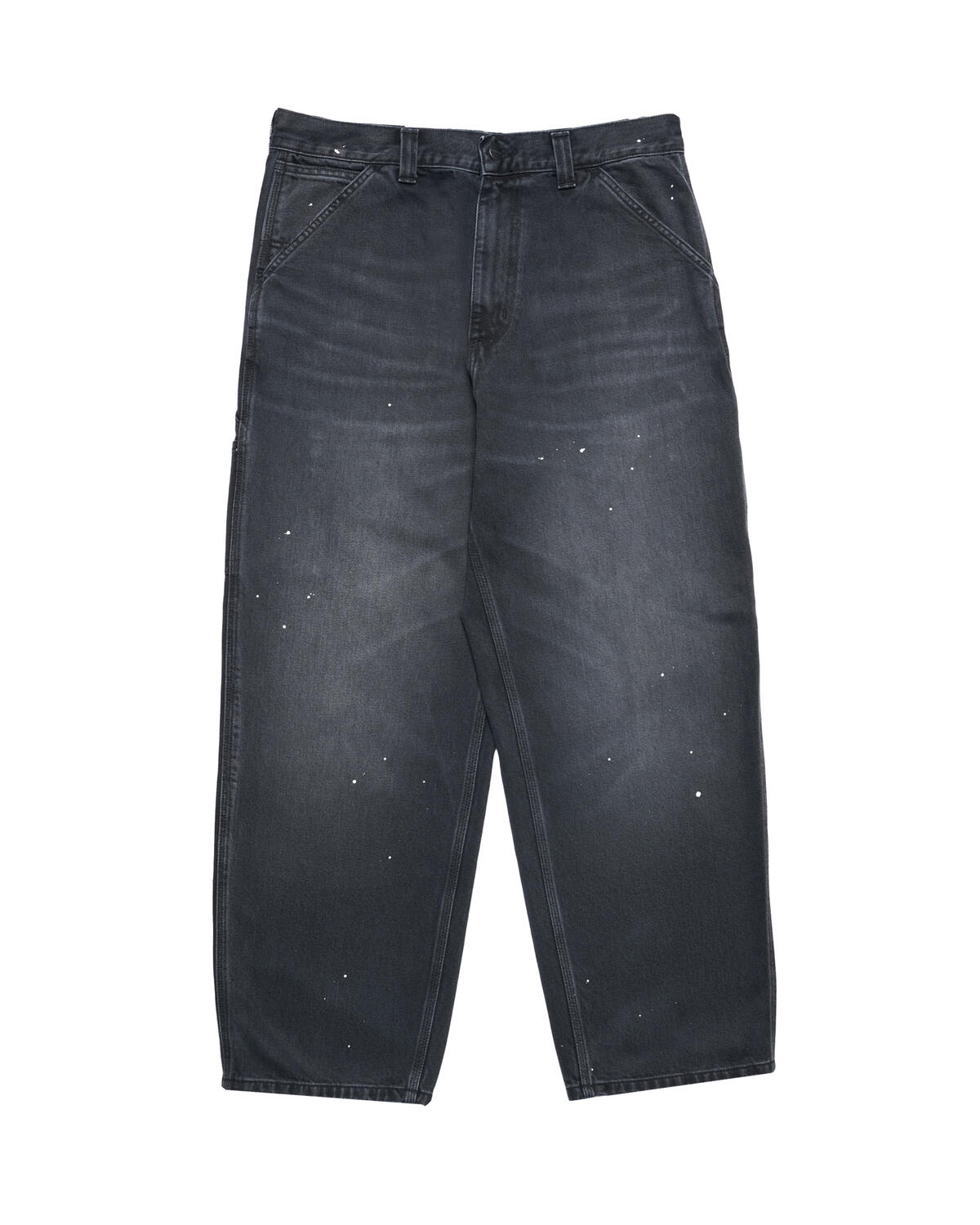 Carhartt Wip Black Og Single Knee Destroy Denim Jeans