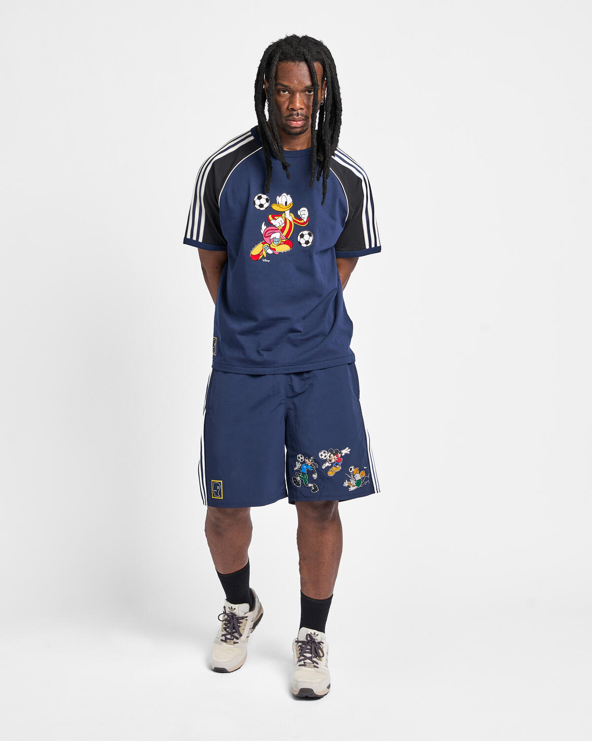 adidas Originals x Brain Dead by Disney Shorts - Collegiate Navy - Image 5