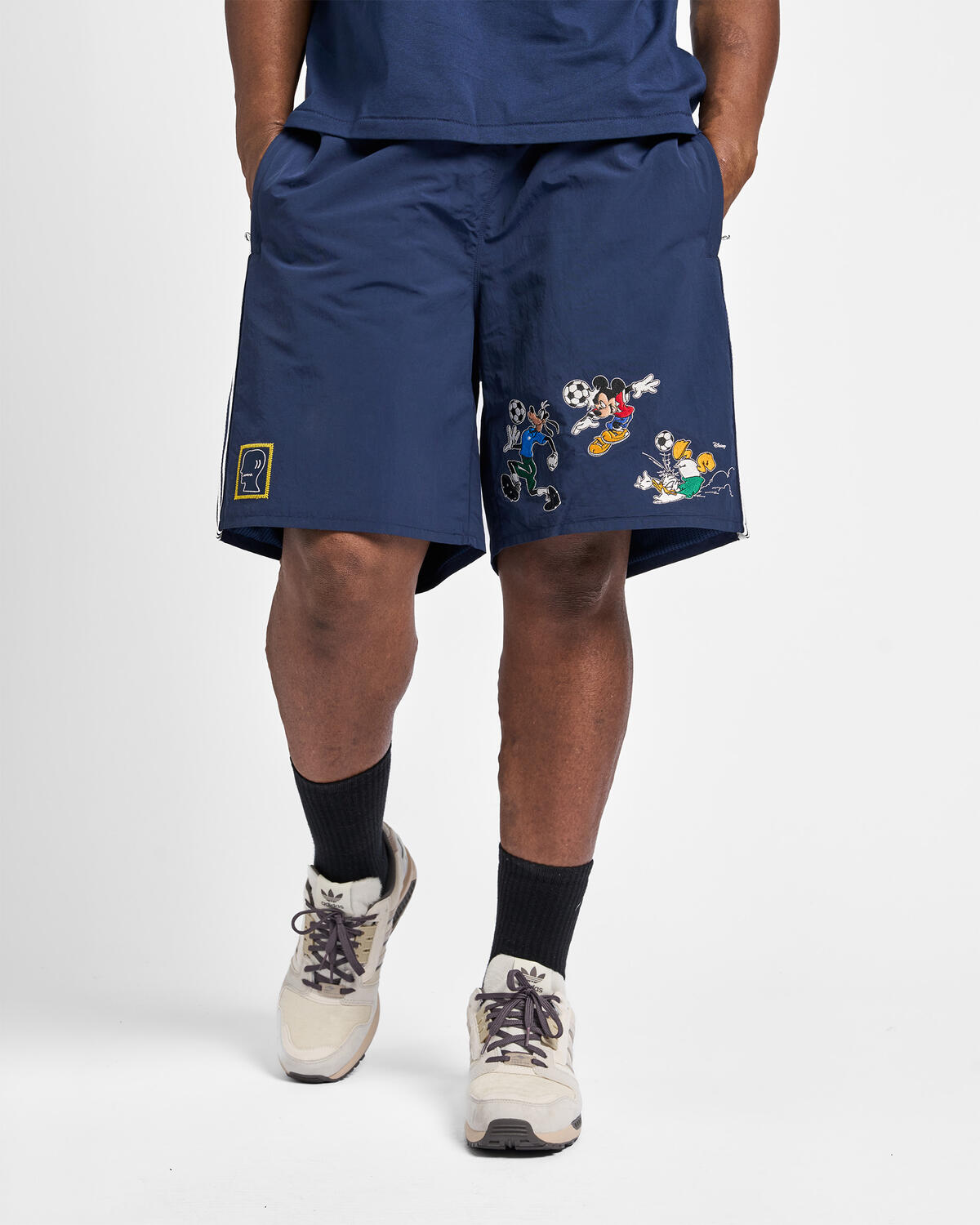 adidas Originals x Brain Dead by Disney Shorts - Collegiate Navy - Image 6