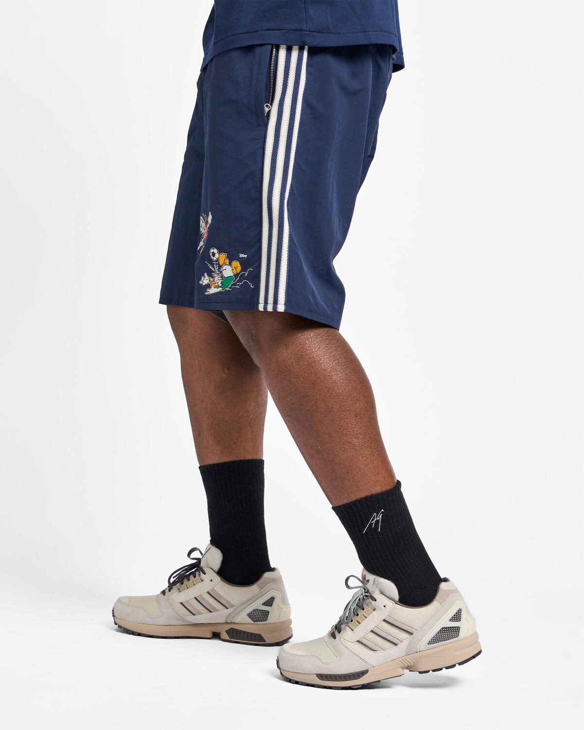 adidas Originals x Brain Dead by Disney Shorts - Collegiate Navy - Image 7
