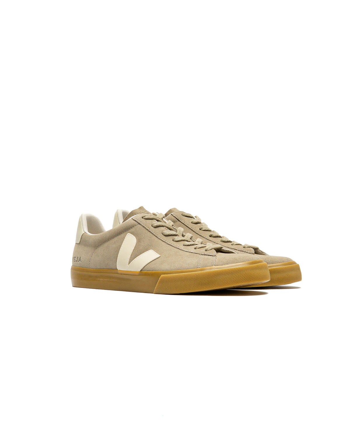 Veja Taupe Campo Suede Sneakers - Image 4