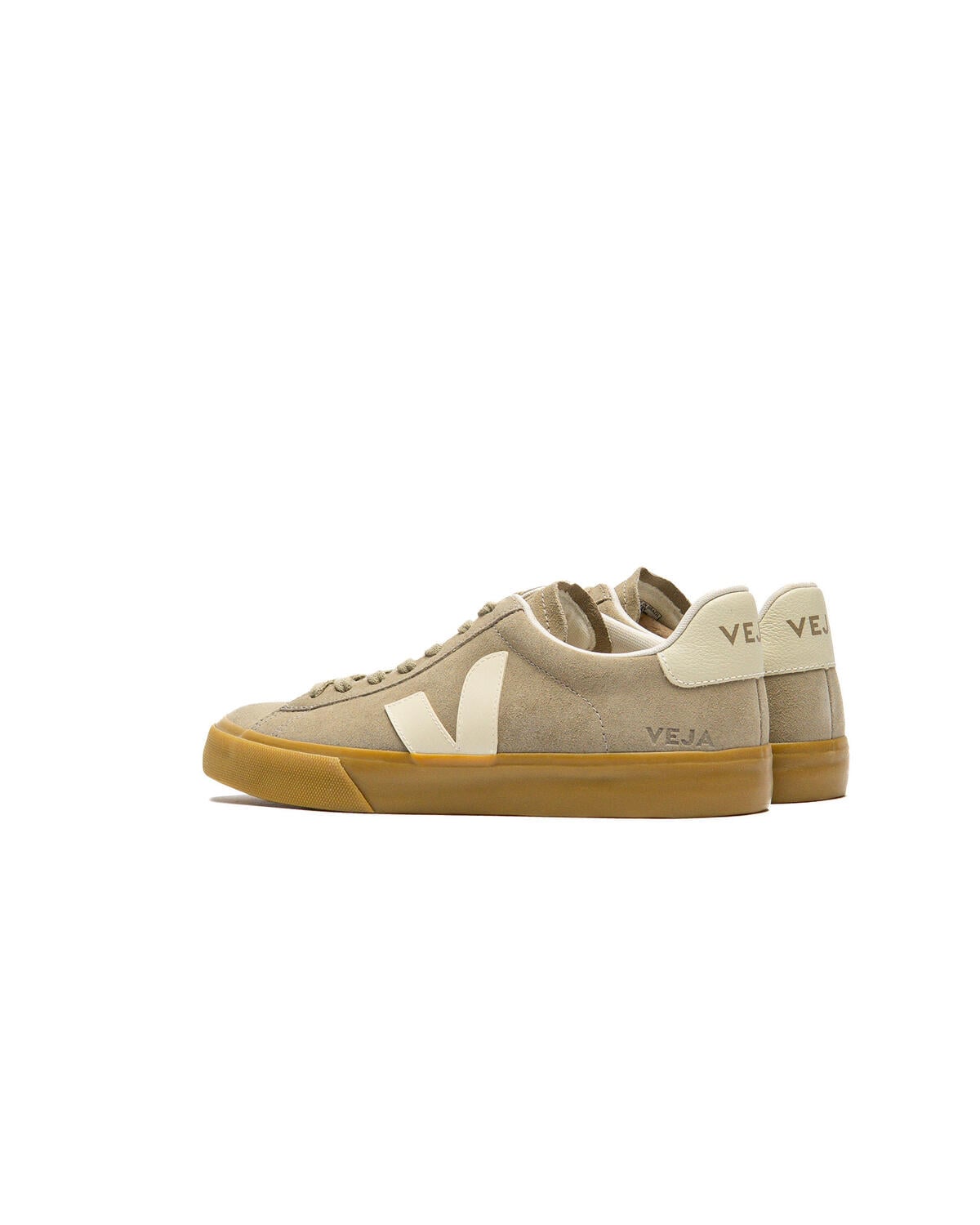 Veja Taupe Campo Suede Sneakers - Image 5