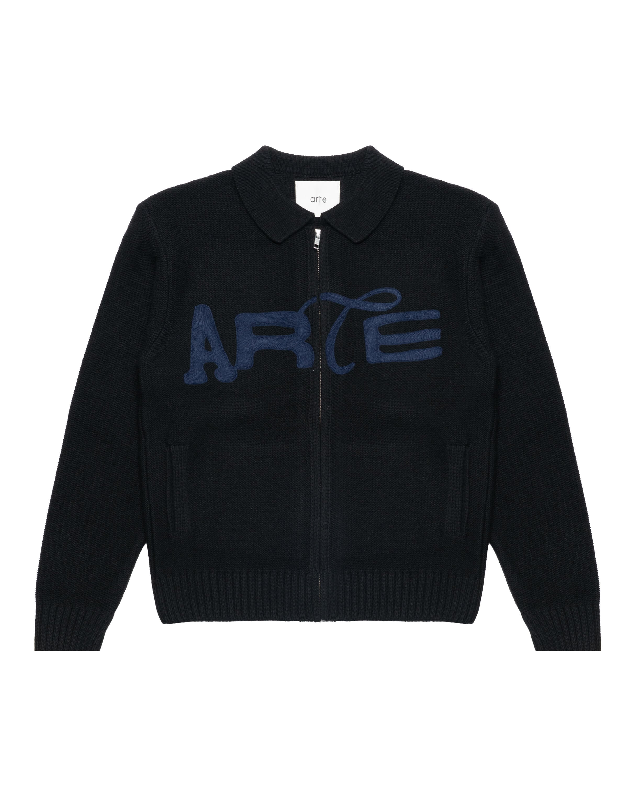 Arte Antwerp Stencil Zip Cardigan
