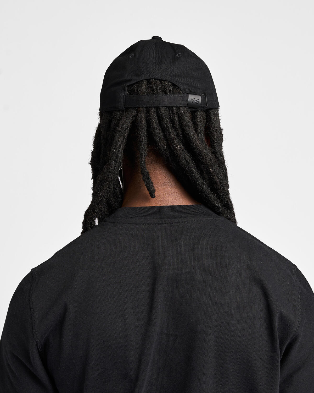 Y-3 Logo Cap - Black/Black - Image 5