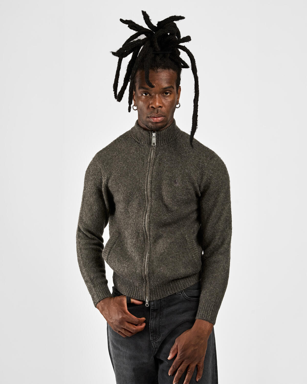 Carhartt WIP Curtis Sweater Jacket - Image 5