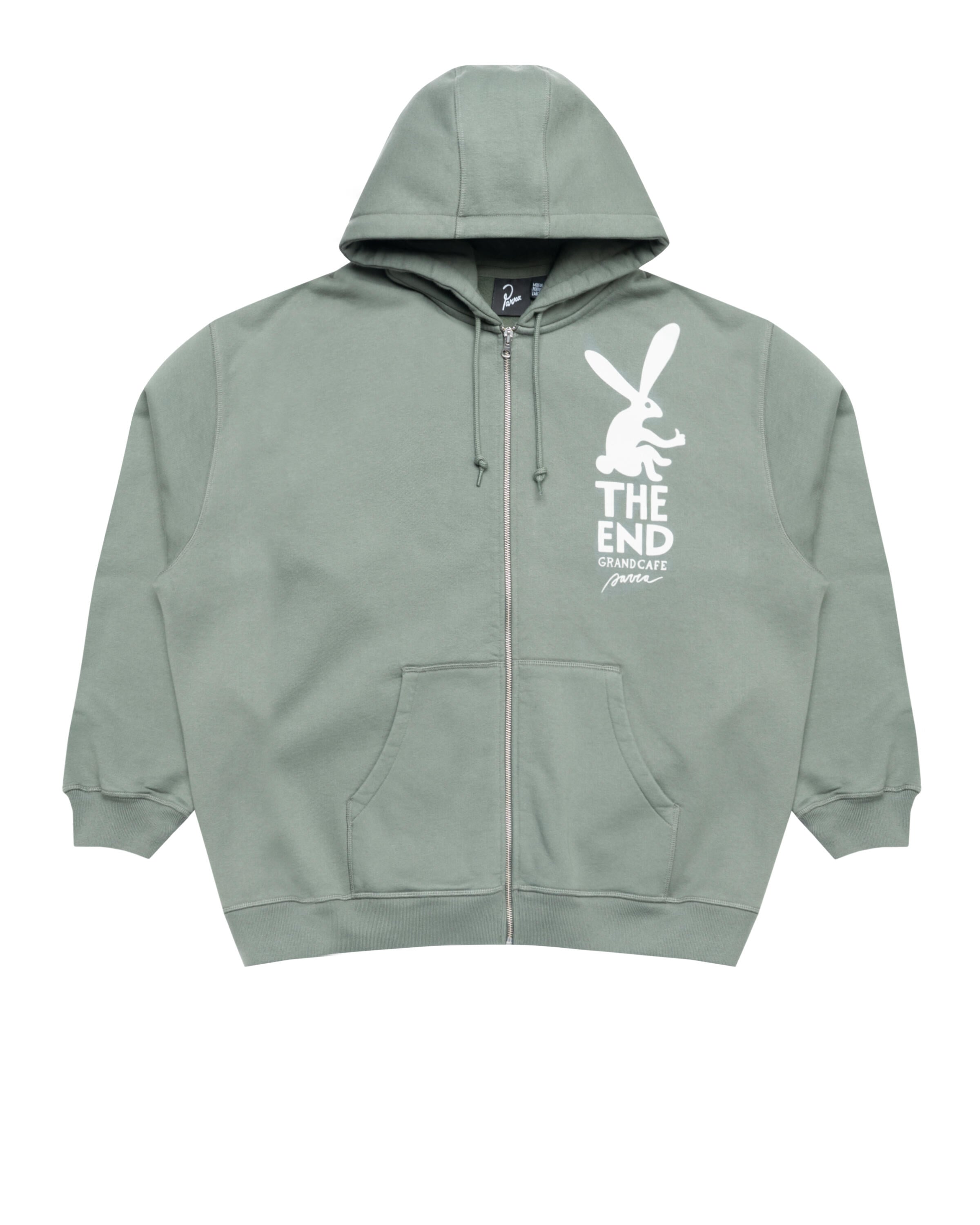 by Parra End the bunny zip hooded sweatshirt