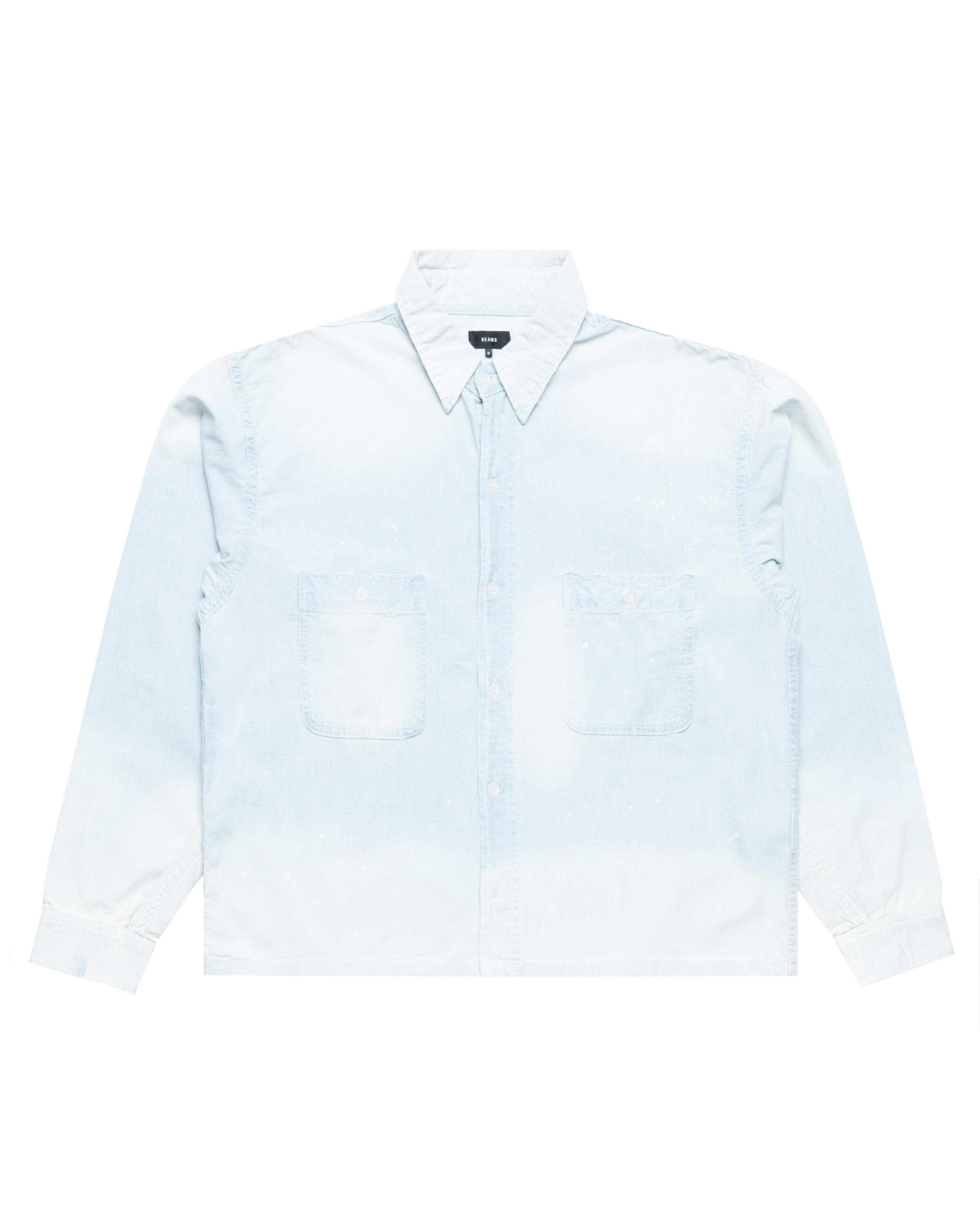 Beams Damage Chambray Shirt