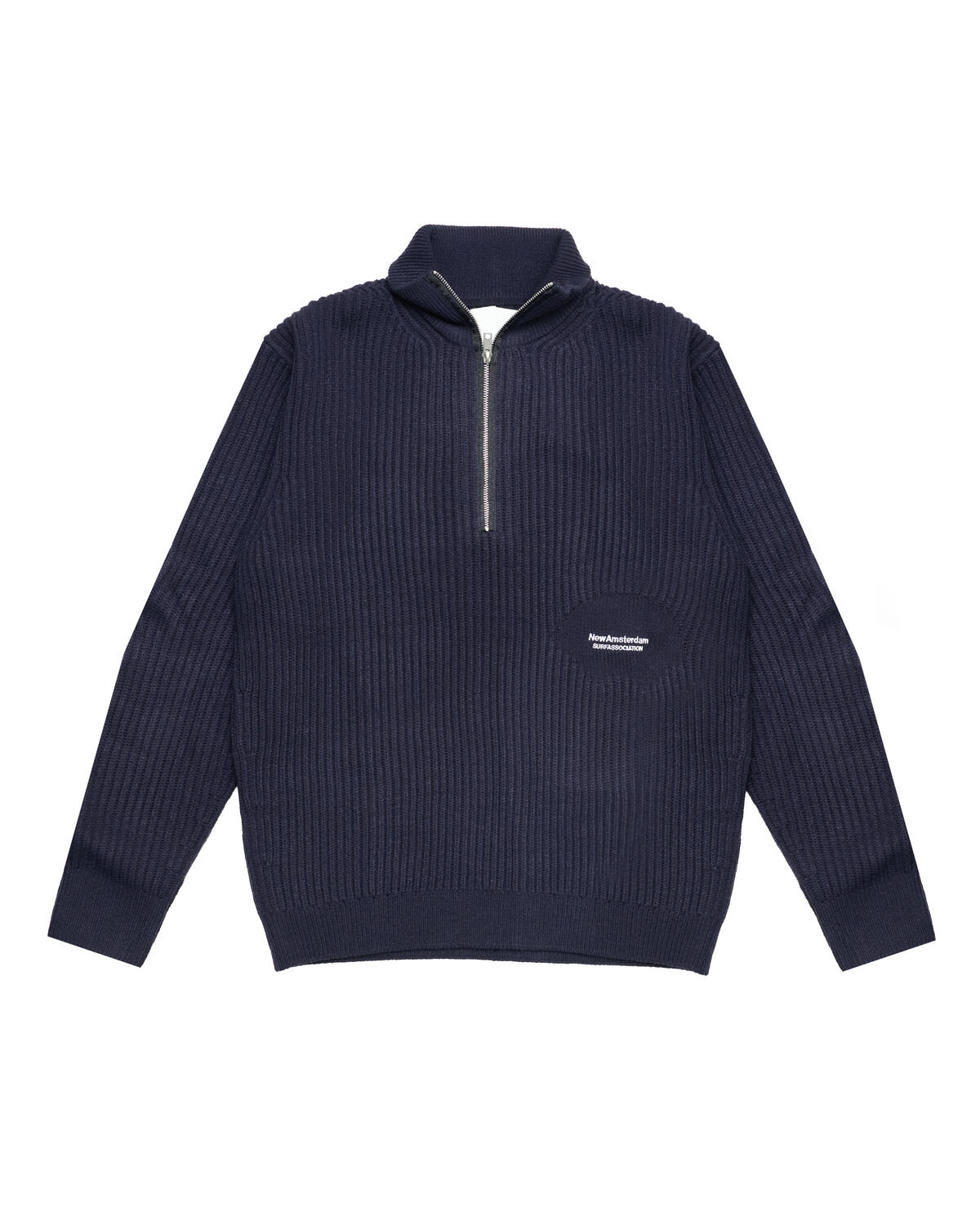 NEW AMSTERDAM SURF ASSOCIATION KNITTED HALF ZIP
