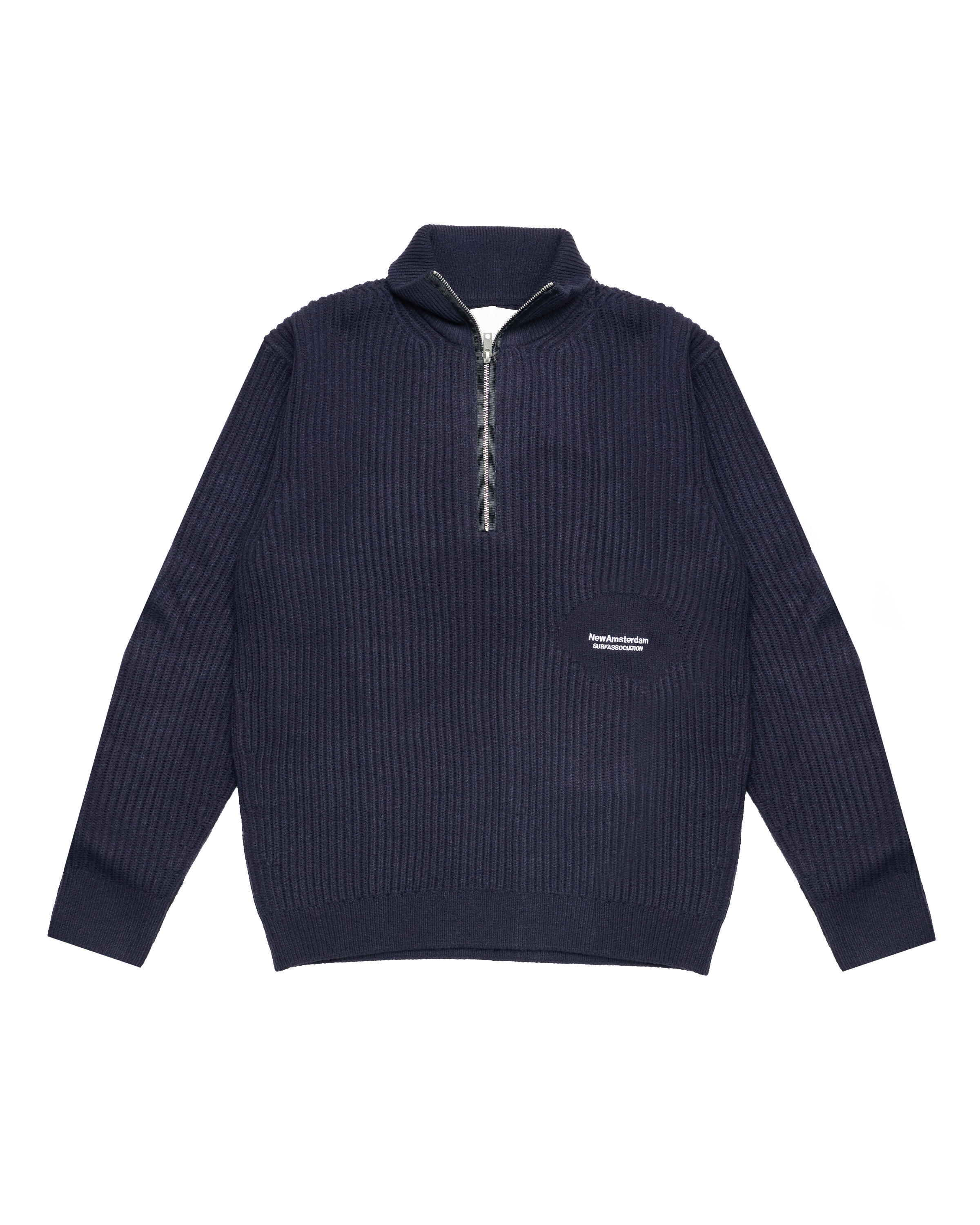 NEW AMSTERDAM SURF ASSOCIATION KNITTED HALF ZIP