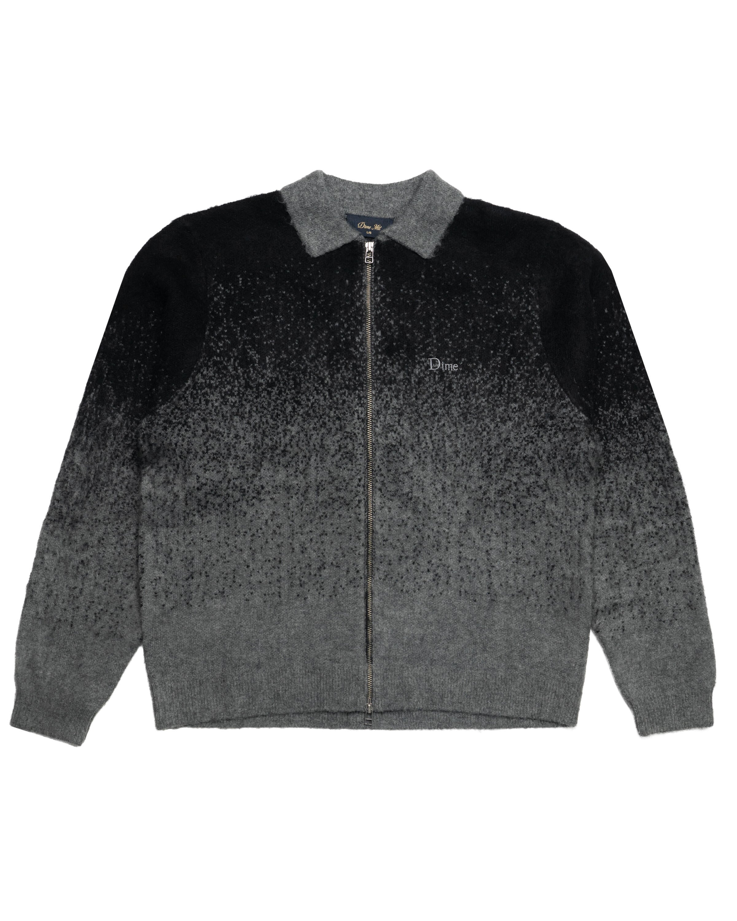 Dime Mohair Double Zip Knit