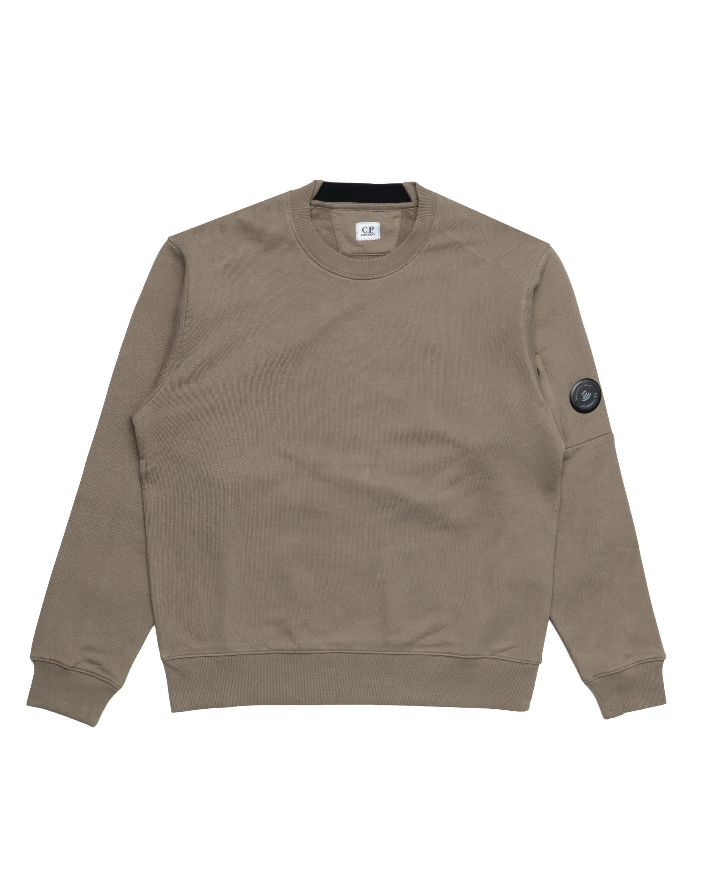 C.P. Company DIAGONAL RAISED FLEECE CREWNECK LENS SWEATSHIRT