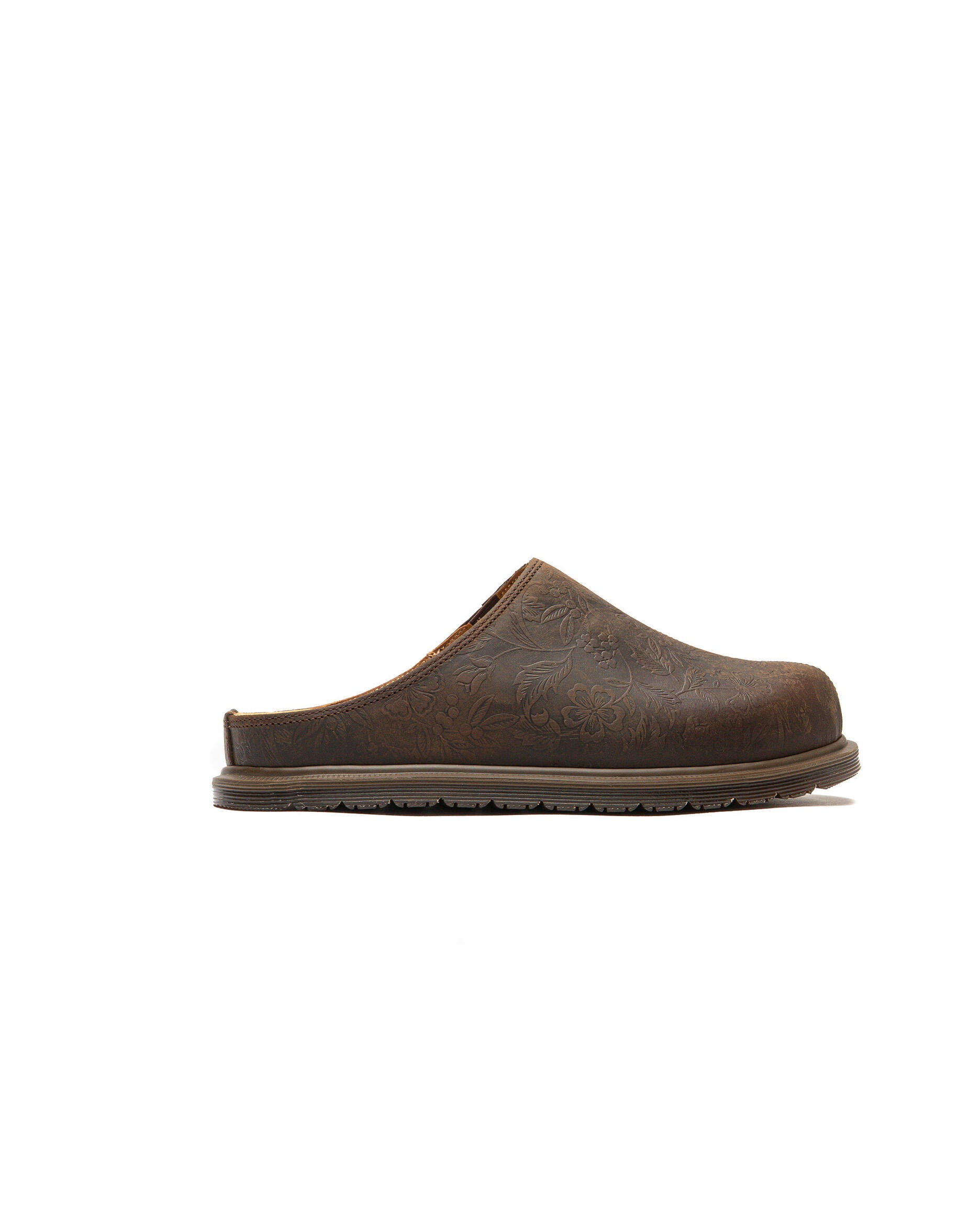 Dr. Martens San Emboss Floral Crazy Horse Mule