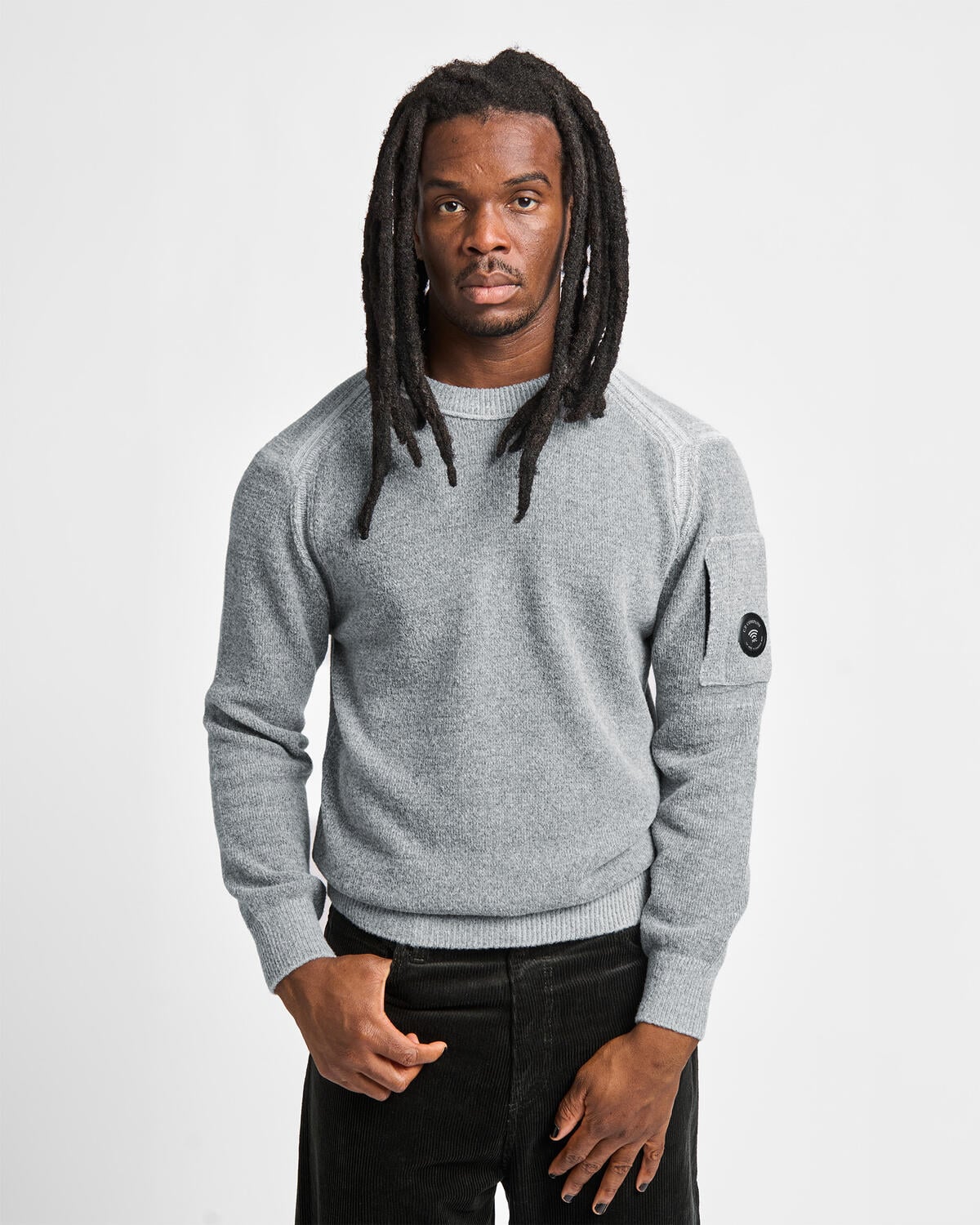 C.P. Company Knitwear Crew Neck In Fleece Knit - Image 4