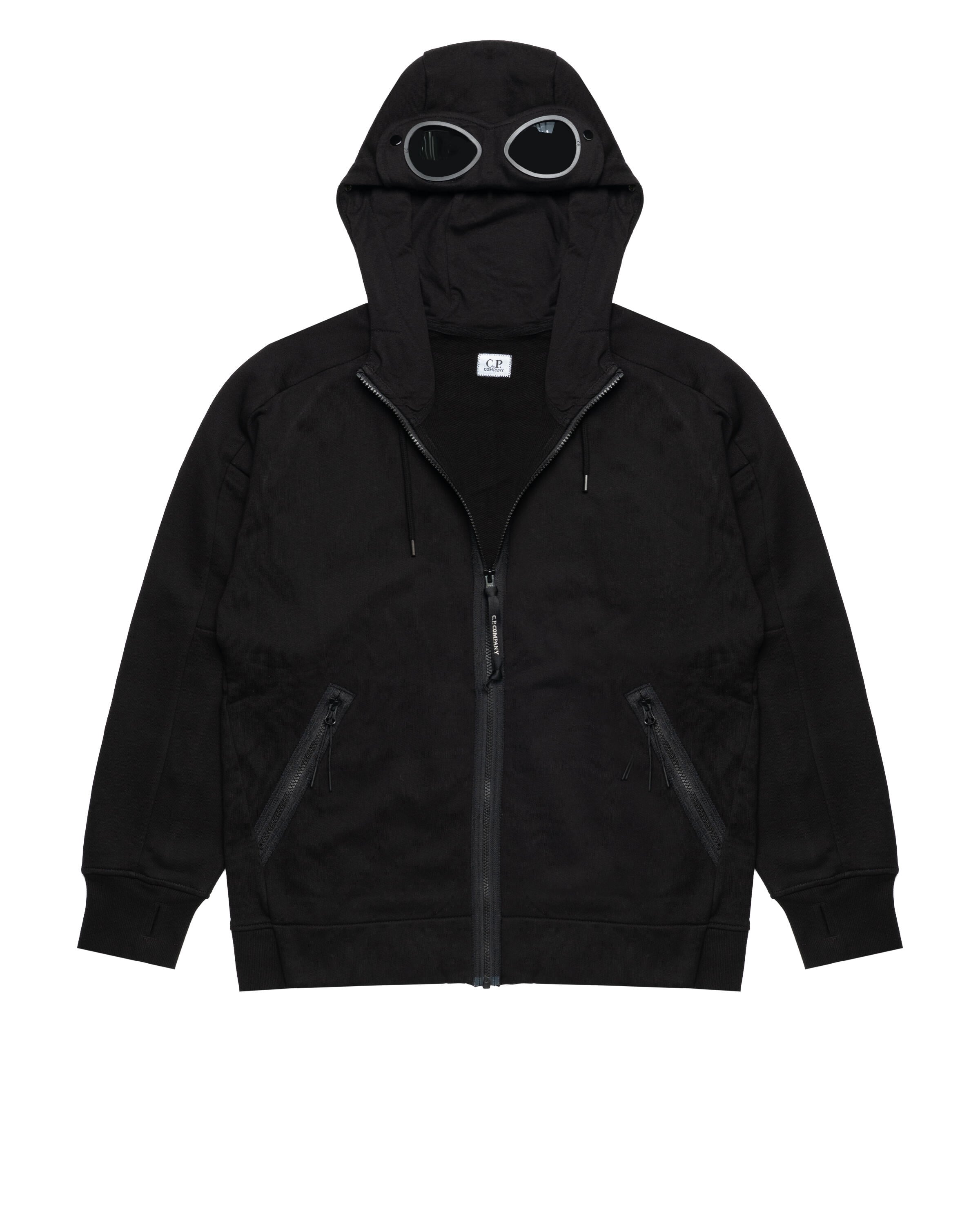 C.P. Company DIAGONAL RAISED FLEECE GOGGLE ZIP SWEATSHIRT