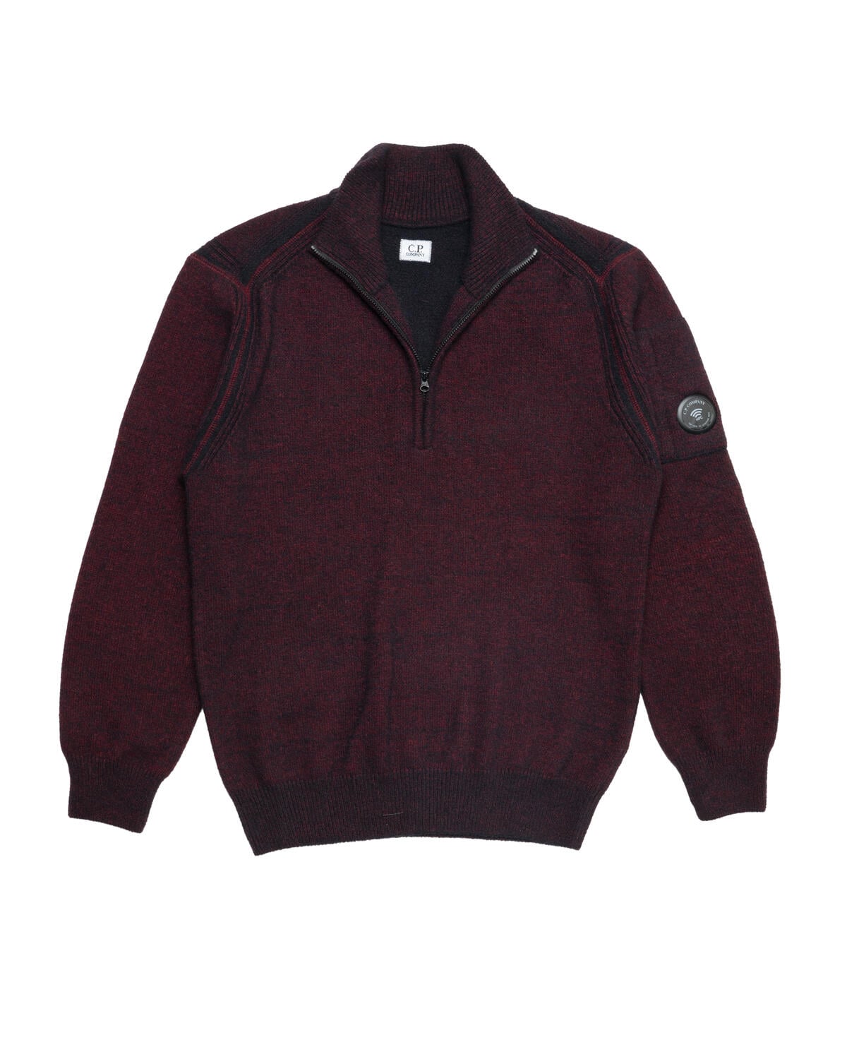 C.P. Company Knitwear Polo Collar In Fleece Knit - Image 1