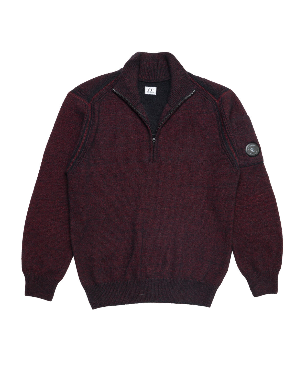 C.P. Company Knitwear Polo Collar In Fleece Knit